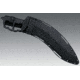 Cold Steel Chaos Kukri Fixed Blade Knife, 12.5in Plain Black SK-5 High Carbon, Black Aluminum Handle, CS-80NTK