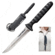 Cold Steel Drop Point Spike 4in Fixed Knife, German 4116 Stainless Cryo Quenched Blade, Griv-Ex Handle, Plain w/ Sheath, CS-53NCC