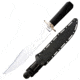 Cold Steel Laredo Bowie Fixed Blade Knife, 10.5in Plain 0-1 High Carbon, Polished Micarta Handle, CS-39LLBMT