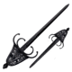 Cold Steel MAA Crab Claw 17in Dagger, Black, CS-88CCDM