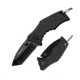 Cold Steel Micro Recon 1 Folding Knife, Japanese AUS 8A Stainless Steel w/Black Tuff-Ex Coating 2in Spear Point Blade, Griv-Ex Style G-10 Handle, CS-27TDS