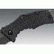 Cold Steel Micro Recon 1 Folding Knife, Japanese AUS 8A Stainless Steel w/Black Tuff-Ex Coating 2in Tanto Blade, Griv-Ex Style G-10 Handle, CS-27TDT
