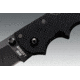 Cold Steel Mini Lawman Knife, Black G-10 Handle, Black Blade, Plain 58ALM