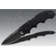 Cold Steel Mini Lawman Knife, Black G-10 Handle, Black Blade, Plain 58ALM