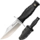 Cold Steel Mini Leatherneck Fixed Blade Knife, 3.5in, 8Cr13MoV Steel, Clip Point Plain Blade, 3 1/4in Long Kray-Ex Handle, CS-39LSAB