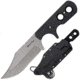 Cold Steel Mini Tac Bowie 6 7/8in Fixed Blade Knife, Black/Silver, CS-49HCF