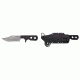 Cold Steel Mini Tac Bowie 6 7/8in Fixed Blade Knife, Black/Silver, CS-49HCF