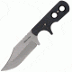 Cold Steel Mini Tac Bowie 6 7/8in Fixed Blade Knife, Black/Silver, CS-49HCF
