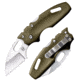 Cold Steel Mini Tuff Lite Plain Edge Folding Knife, 2in, 4034SS Blade, Long Green Griv-Ex Handle, CS-20MTGD