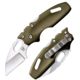 Cold Steel Mini Tuff Lite Plain Edge Folding Knife, 2in, 4034SS Blade, Long Green Griv-Ex Handle, CS-20MTGD