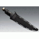 Cold Steel Natchez Bowie, O-1 High Carbon Steel 11.75in Blade, Polished Black Handle, CS-39LABMS