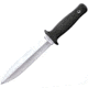Cold Steel Peace Keeper I, Black Kraton Handle, Plain Edge, Fixed Blade Knife 10DSM
