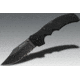 Cold Steel Recon 1 Clip Point, Black G-10 Handle, Black Blade, Combo 27TLCH