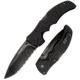 Cold Steel Recon 1 Folding Knife, 4in Spear Point Serrated Carpenters CTS XHP Alloy w/ DLC Coating, Black G10 Handle, CS-27TLCSS