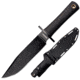Cold Steel Recon Scout Fixed Blade Knife, Black Kraton Handle, Black Blade, Plain, CS-39LRST