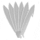 Cold Steel Replace-a -blade 6 Pack Blades / Blister Pack - FL-35RBR-6PKZ