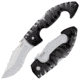 Cold Steel SpartanClip Point Folding Knife, 4.5in , AUS10A,  Black Griv-Ex Handle, CS-21ST