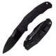 Cold Steel Swift II Knife, 4in DLC Coating Blade, G-10 Handle, Black, CS-22AB