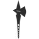 Cold Steel Templar X Throwing Axe, 14in, 65Mn Carbon Steel, Black Powder Coat, Black Matte Handle, TH-130TMPZ