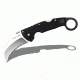 Cold Steel Tiger Claw Knife, 3in Serrated Blade, Black, CS-22KFS
