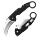 Cold Steel Tiger Claw Knife, 3in Serrated Blade, Black, CS-22KFS