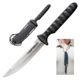 Cold Steel Tokyo Spike, Black Faux G-10 Handle, Plain Edge w/ Sheath, CS-53NHS