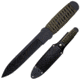 Cold Steel True Flight Thrower, Paracord Wrapped Handle, Sheath, Plain Edge Knife, CS-80TFTC