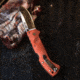 Cold Steel Ultimate Hunter, 3.5in Blade Length, American S35VN Steel Knife, Orange, CS-30URY