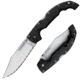Cold Steel Voyager Folding Knife w/Griv-Ex Handle, 5.5in Clip Point Serrated Blade, Black, CS-29TXCCS