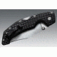 Cold Steel Voyager Folding Knife w/Griv-Ex Handle, 4in Clip Point Smooth Blade, Black, CS-29TLCC