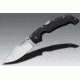 Cold Steel Voyager Folding Knife w/Griv-Ex Handle, 4in Clip Point Smooth Blade, Black, CS-29TLCC