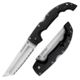 Cold Steel Voyager Tanto Serrated Extra Large, 5.5in Blade Length, AUS10A Steel Knife, CS-29AXTS