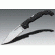 Cold Steel Voyager Folding Knife w/Griv-Ex Handle, 5.5in Clip Point Serrated Blade, Black, CS-29TXCCS