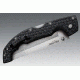 Cold Steel Voyager Folding Knife w/Griv-Ex Handle, 5.5in Tanto Serrated Blade, Black, CS-29TXCTS