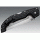 Cold Steel Voyager Folding Knife w/Griv-Ex Handle, 5.5in Tanto Smooth Blade, Black, CS-29TXCT