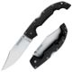 Cold Steel Voyager XL Folding Knife, 5.5in, Clip Point Plain Edge, AUS10A Steel Blade, Black Griv-Ex Handle, CS-29AXC