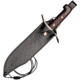 Cold Steel Wild West Bowie Knife, 16in Overall, 10.75in Satin 1095HC Steel Blade, Rosewood Handle, Black Leather Belt Sheath, CHLT00006