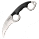 Cold Steel Double Agent I Serrated 7.63in Fixed Blade Knife, Black/Silver, 7.63in, CS-39FKSZ