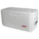 Coleman 120 Quart Xtreme 5 Marine Cooler, OMLD 5887, White, Holds 204 Cans 3000002458