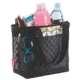 Coleman 16 Can Satchel Fashion Soft Cooler Tote W/ Quilted Accent, 2 Outer Pockets, Black 2000013055
