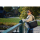 Coleman 16 Can Satchel Fashion Soft Cooler Tote W/ Quilted Accent, 2 Outer Pockets, Black 2000013055