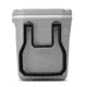 Coleman 316 Series 62-Quart Wheeled Hard Cooler - Ship In Own Container, Rock Gray/White/Rock Gray, CM1010810001-5