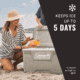 Coleman 316 Series 70-Quart Hard Cooler - Ship In Own Container, Rock Gray/White/Rock Gray, CM1010810001-17