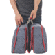 Coleman Carry-All Camp Mat, Storage Bag, Two Zippered Compartments, Gray / Red 2000019396