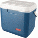 Coleman Cooler, 28 Quart, Xtra, Blue Overmolded Handle 187876