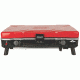 Coleman Fyre Major  Hyperflame 2 Burner Propane Camping Stove, Telescoping Legs, Red / Black 2000020104