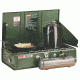 Coleman Guide Series 2 Burner Dual Fuel Camping Stove, Uses Coleman Liquid Fuel, Unleaded Gasoline, Green 3000003648