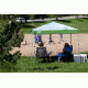 Coleman Instant Sun Canopy Shelter, White / Green, 7 ft x 5 ft 2000012221