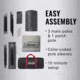 Coleman Tent 4 Person Screened Cabin Evergreen, 2000035607