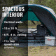 Coleman Screen Dome Cabin Tent - 6 Person, Evergreen, CM1010110023-9
